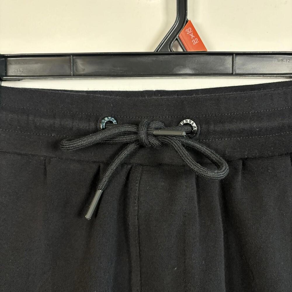 YoungLA Athletic Sweat Shorts Mens Large Black 5” Inseam Gym Workout Drawstring - Picture 3 of 8